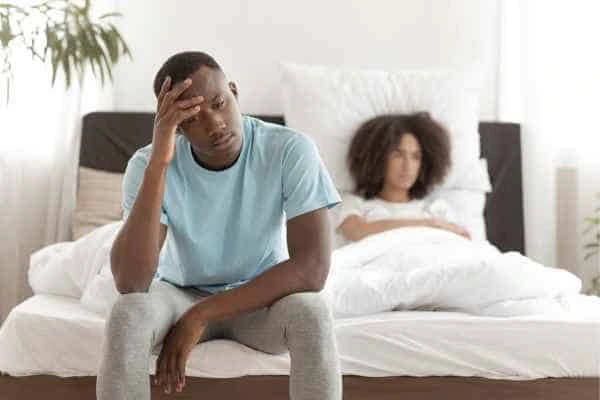 Man upset about ED symptoms Birchfield