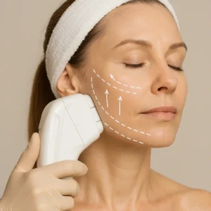 Woman having HI-FU to reduce wrinkles call LA LIPO Birchfield Now!
