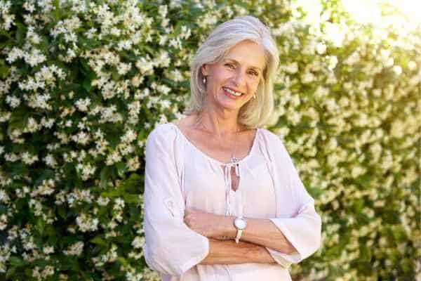 Older woman happy with urinary incontinence treatment Birchfield